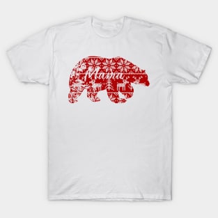 Merry Christmas mama bear T-Shirt